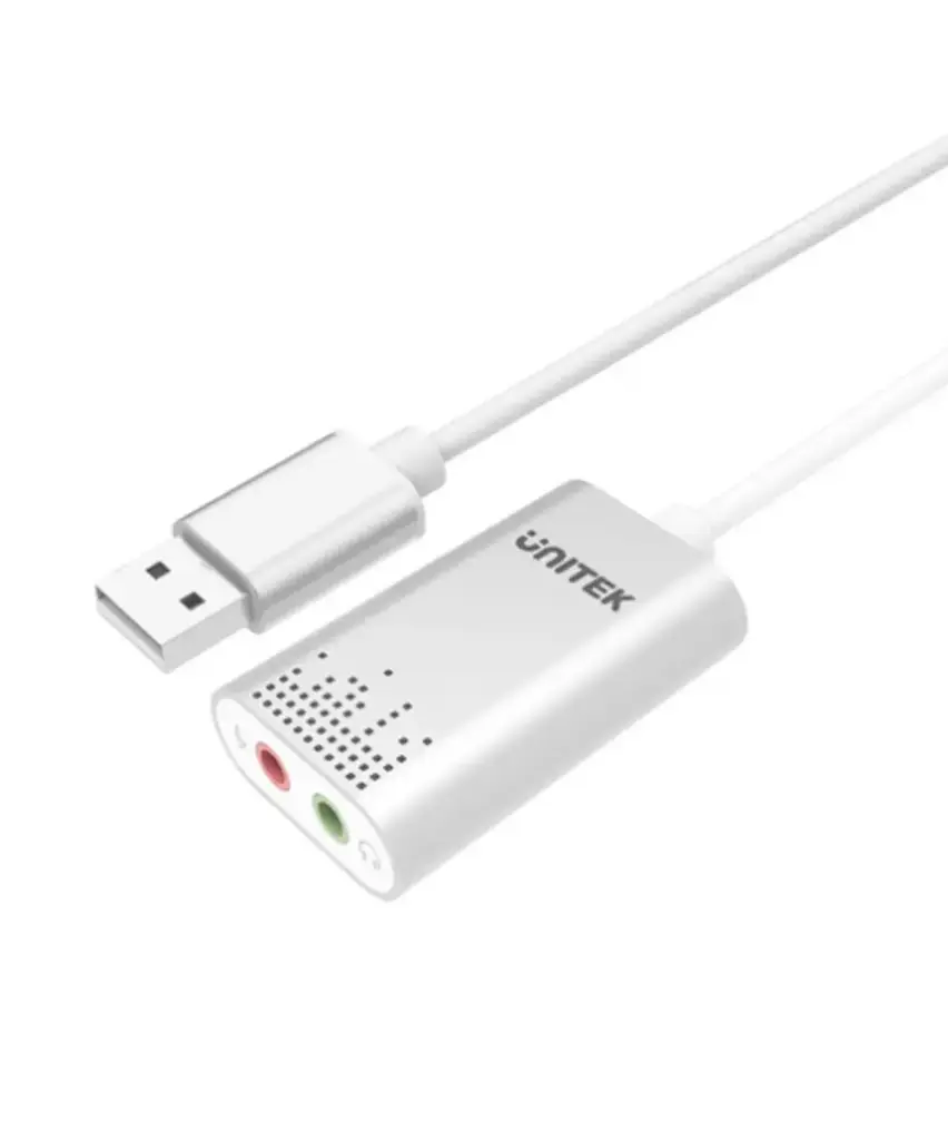 UNITEK USB 2.0 轉立體聲音頻轉換器